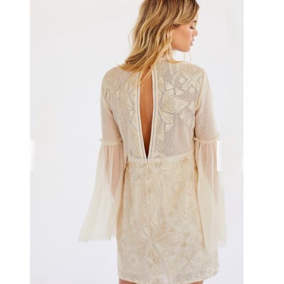 Free people embroidered mini dress - Picture 6 of 6